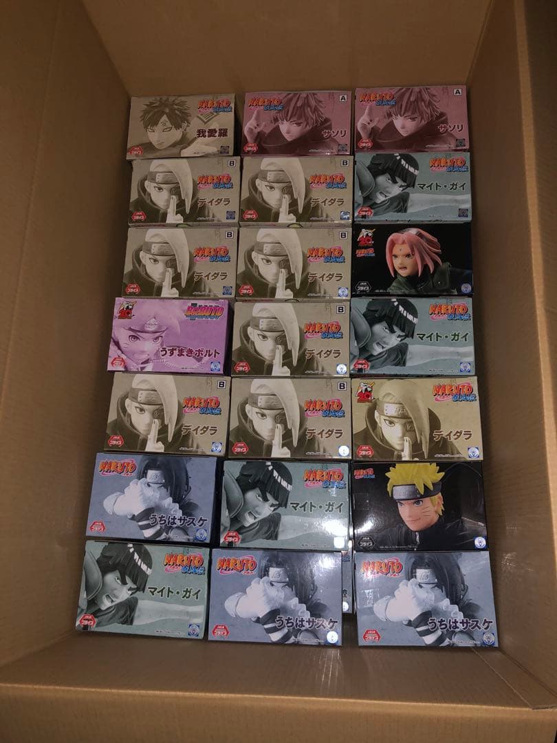 ナルト　フィギュア　デイダラ　サスケ　ガイ　リー　オビト　綱手　63個