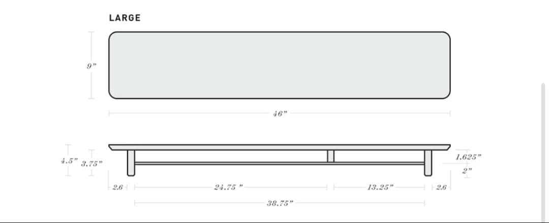 Grovemade Desk Shelf Large グローブメイド