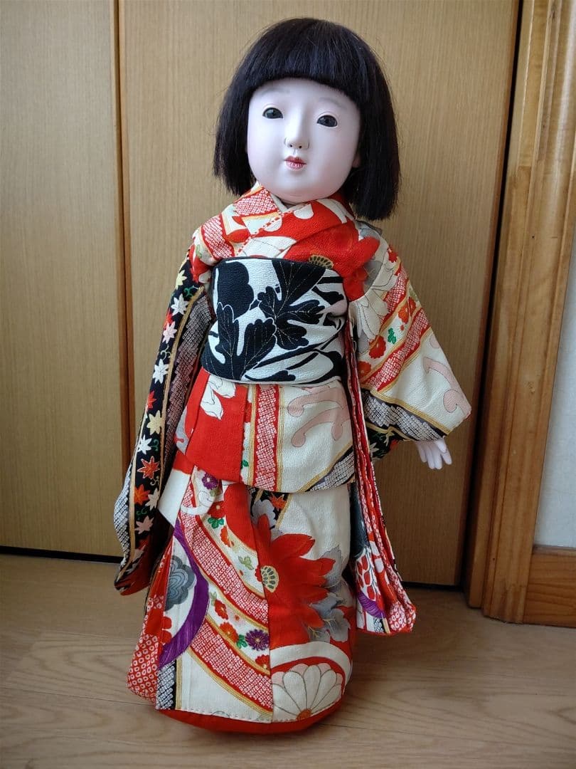 15号さん用の　お着物+帯　半襟おまけでつけます　お人形は含まれません