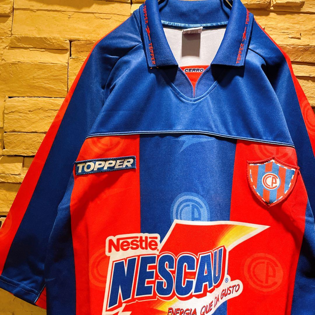 【入手困難】TOPPER×セロ・ポルテーニョ/廣山望/パラグアイ/ユニフォームM