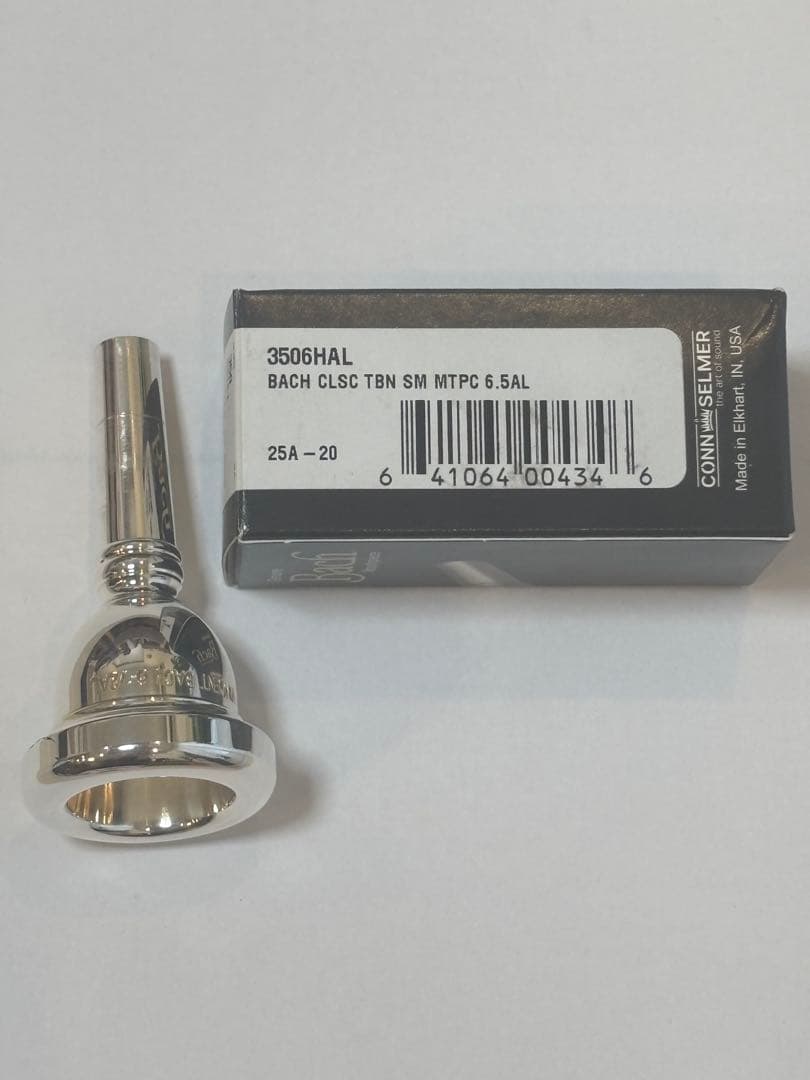 ★極美品★Bach 細管トロンボーンマウスピース 6-1/2AL 3506HAL