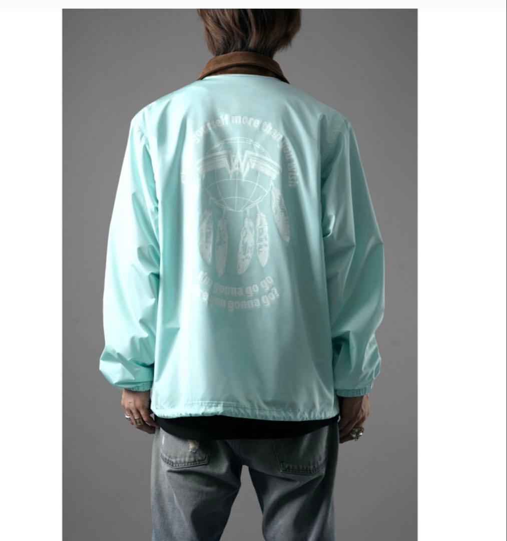 UVERworld 創り方限定販売　コーチジャケットMサイズ　ライトブルー