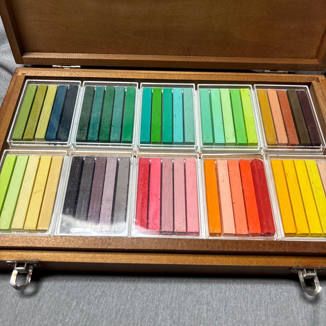 HOLBEIN ホルベイン アーティストオイルパステル 100色 セット 木箱付