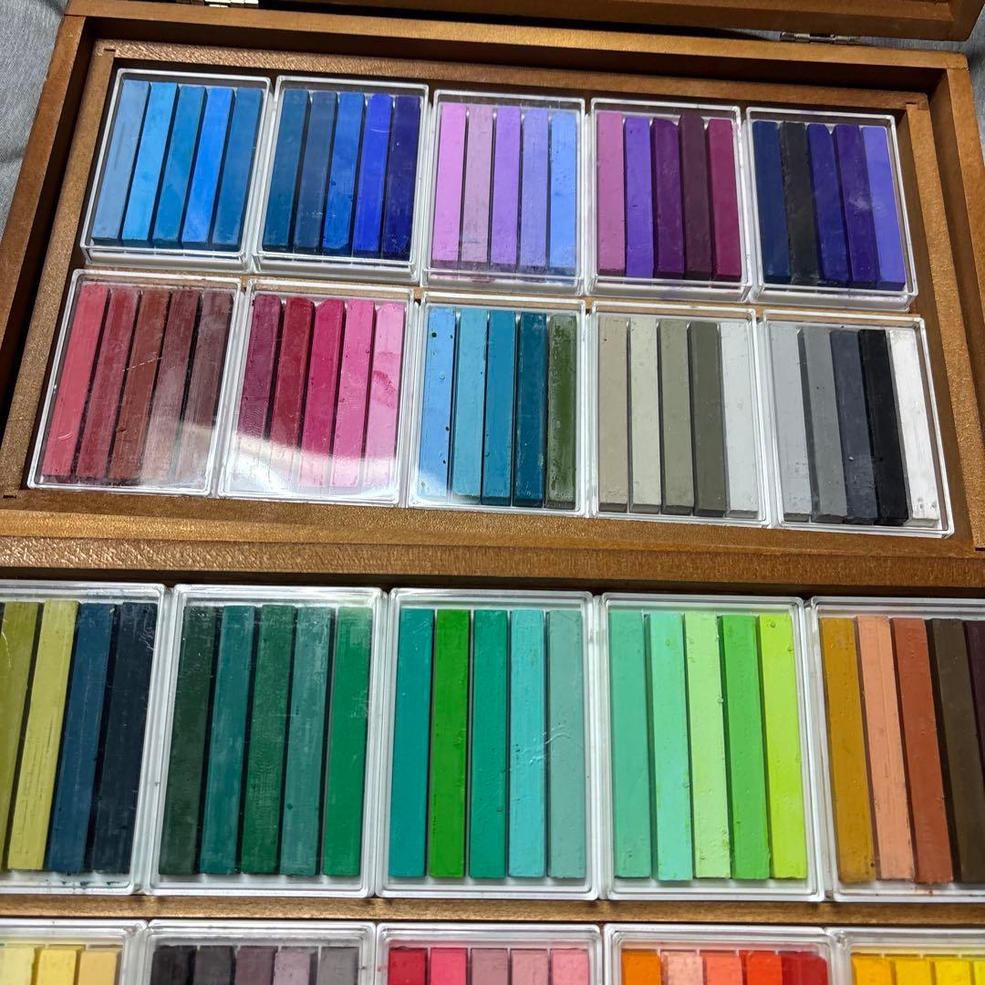 HOLBEIN ホルベイン アーティストオイルパステル 100色 セット 木箱付