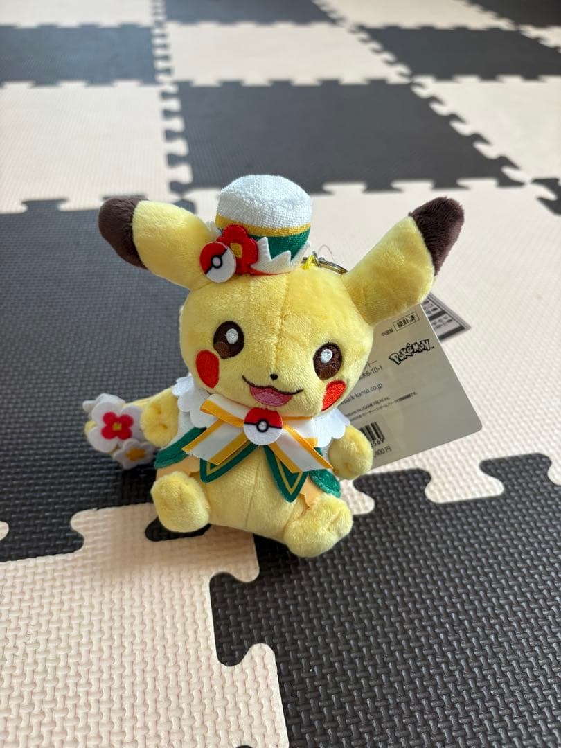 【即日発送相談可】ピカチュウ&イーブイぬいぐるみキーホルダー(ポケパーク)