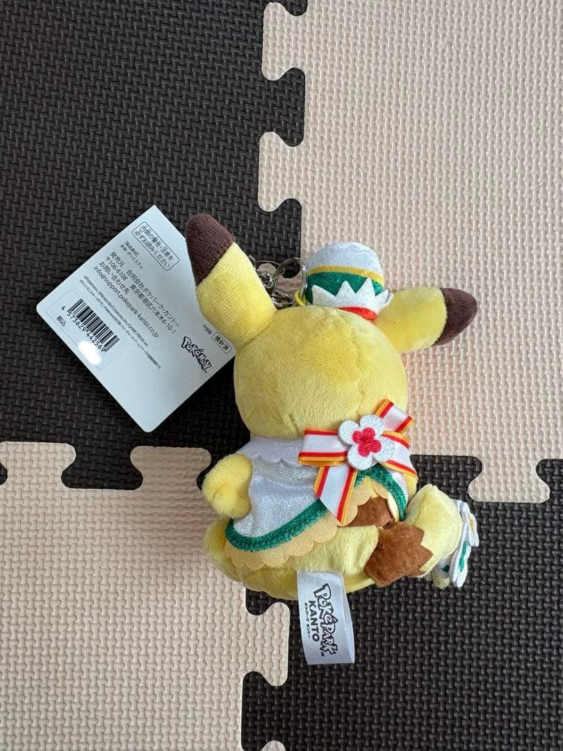【即日発送相談可】ピカチュウ&イーブイぬいぐるみキーホルダー(ポケパーク)