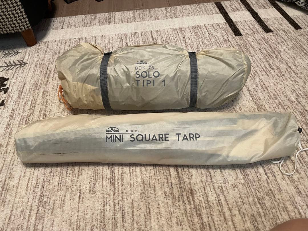 SOLO TIPI 1 & MINI SQUARE TARP 旧カラー