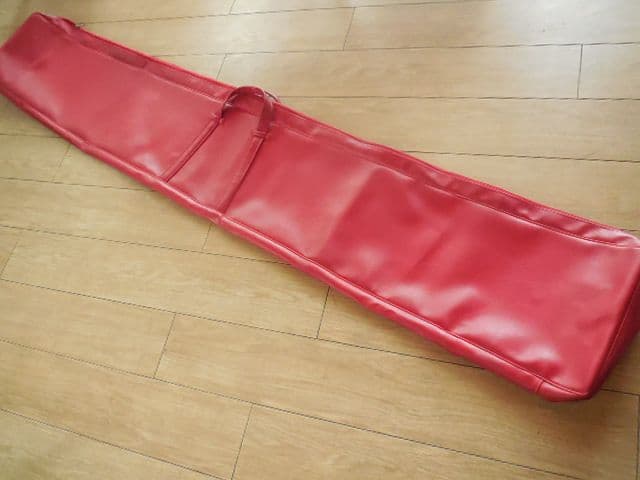 琴 箏 お琴 お箏 ソフトケース ケース カバー 13弦用 195㎝ 赤 手提げ