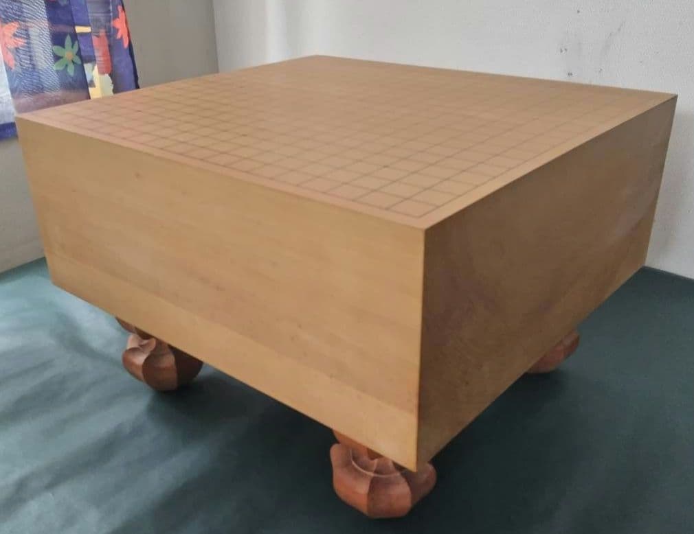 囲碁盤セット　碁盤、碁石