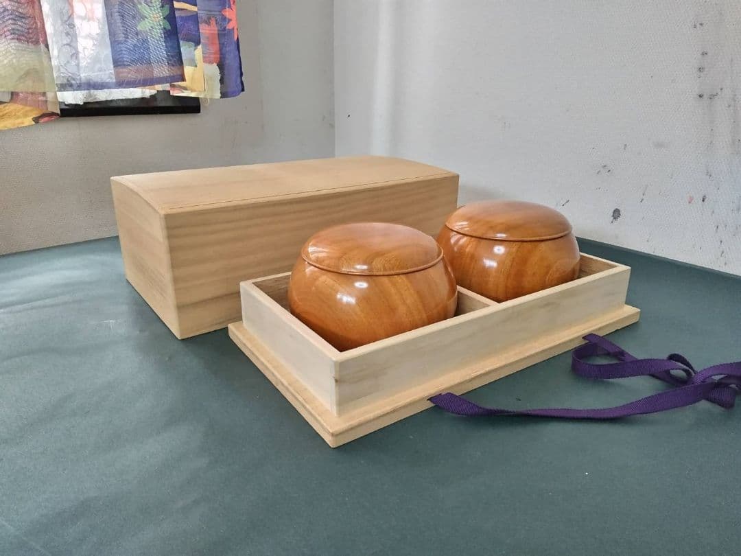 囲碁盤セット　碁盤、碁石