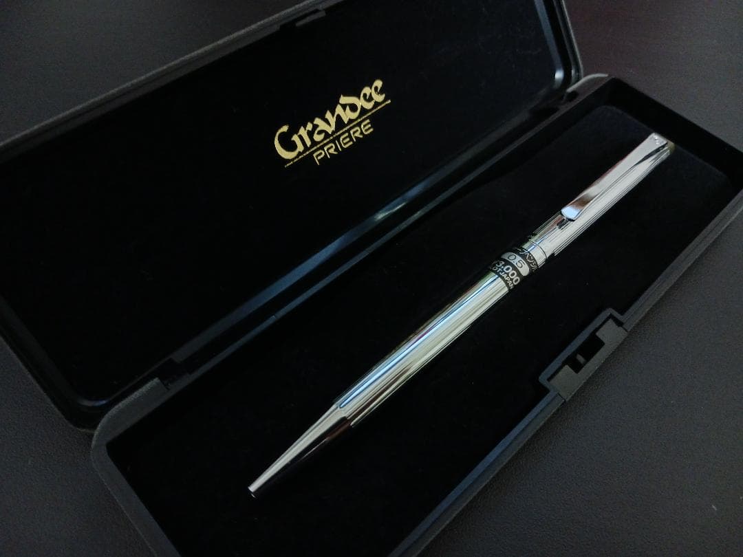 新品　廃番　PILOT grandee PRIERE シルバー　シャーペン