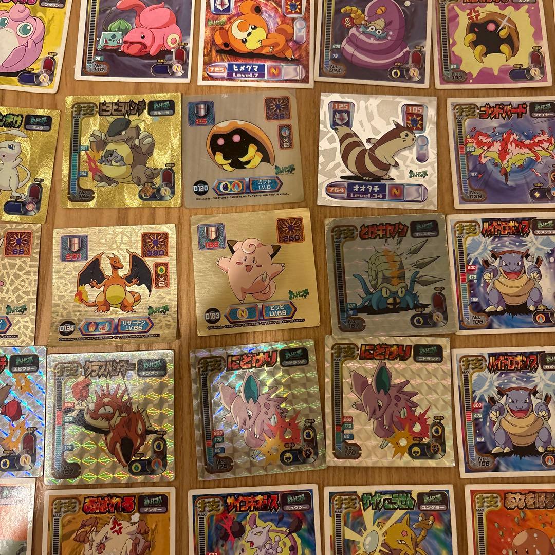 ポケモン　アマダ　まとめ売り　ポケモンシール烈伝　ポケモンゲットカードおまけ付き