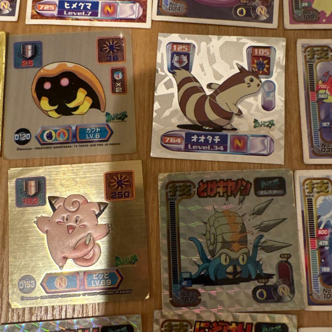 ポケモン　アマダ　まとめ売り　ポケモンシール烈伝　ポケモンゲットカードおまけ付き