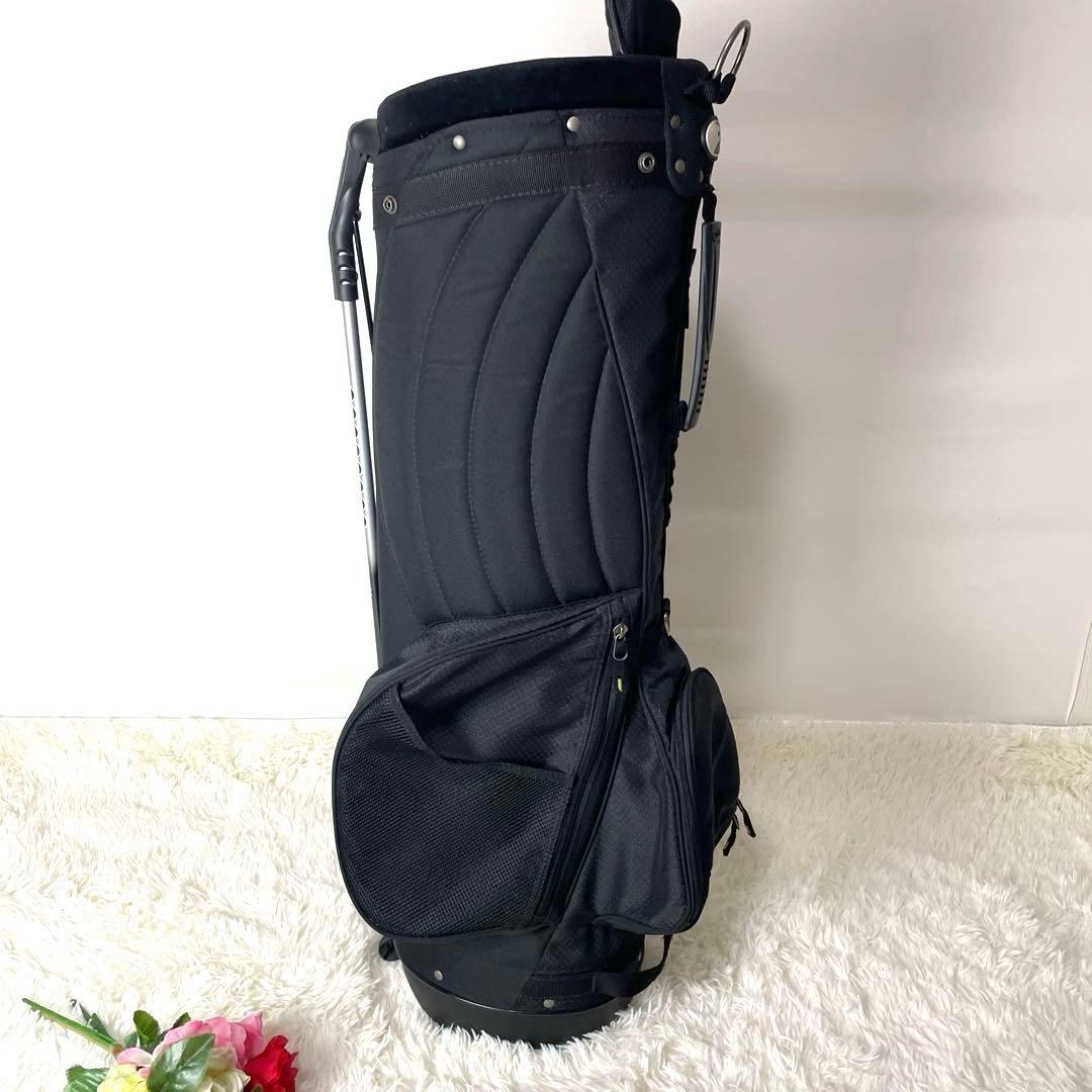 人気✨キャロウェイ スタンド式キャディバッグ 黒　フード付 超軽量 機能性◯