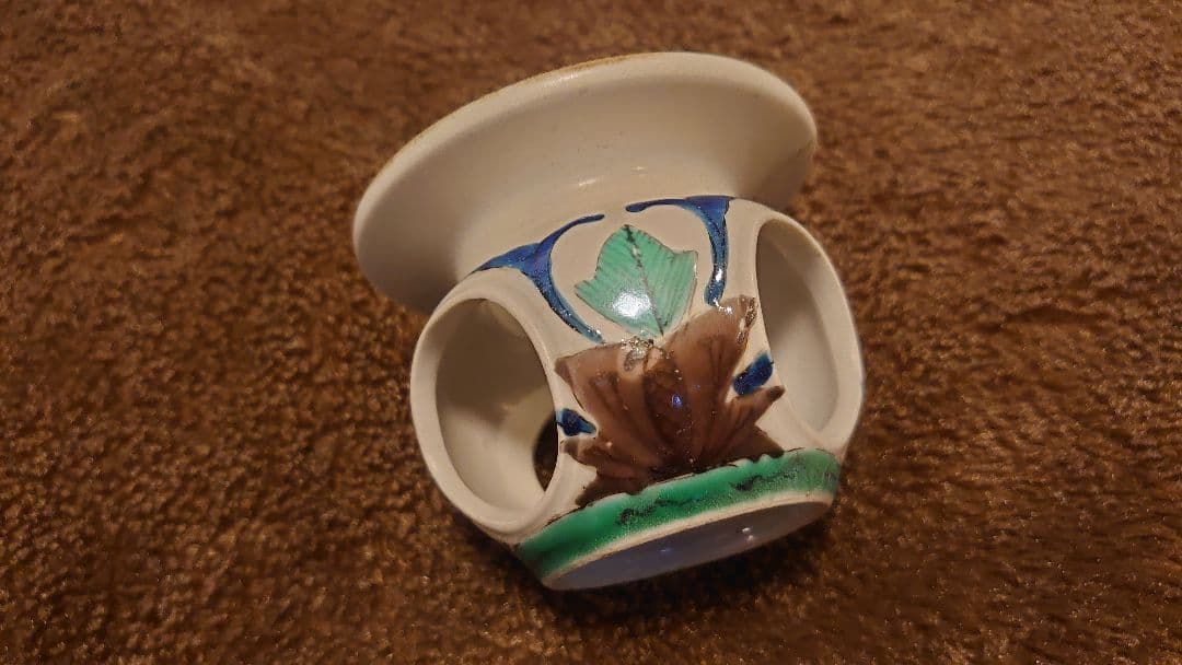 古九谷　九谷焼　吉田屋　杯台　図録掲載　同手　１客