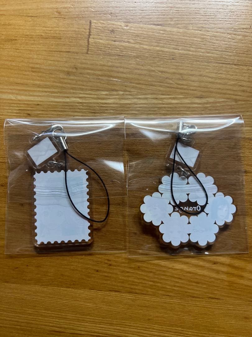 orange チャーム付き アクリルマスコット 2種セット