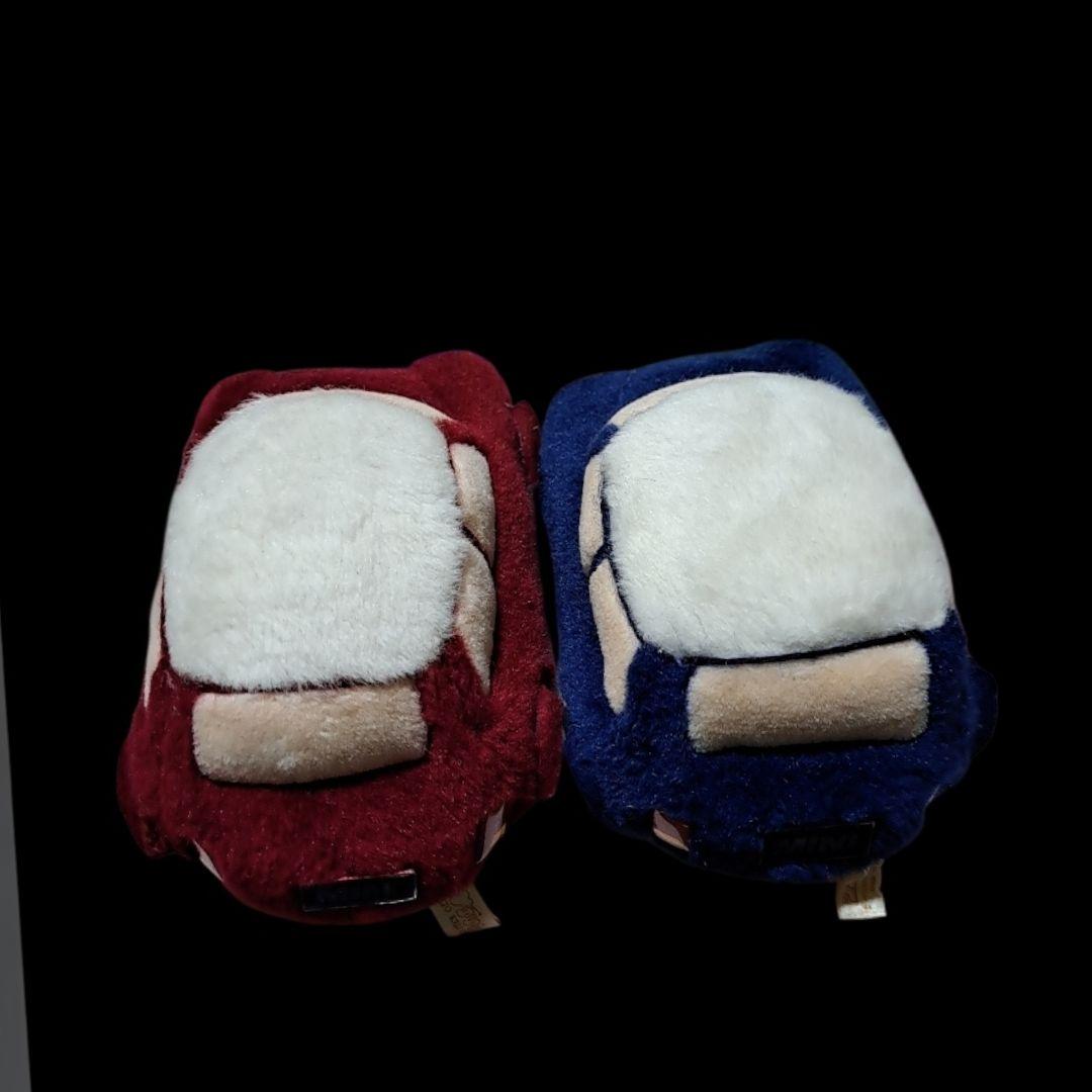 レトロ ヴィンテージ MINI ミニクーパー ぬいぐるみ クッションセット