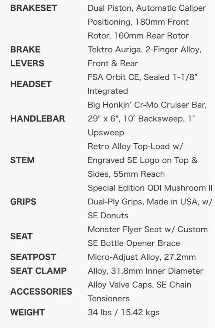 自転車本体 SE BIKES monster quad 29+