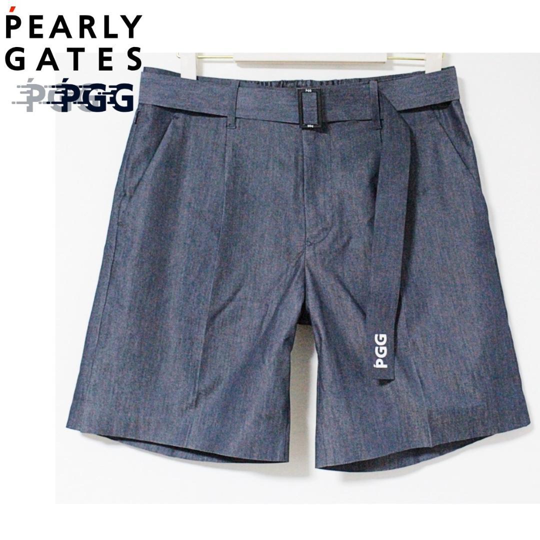 未使用 PGG ロゴベルト付（パーリーゲイツ） ストレッチショーツ M（W80）