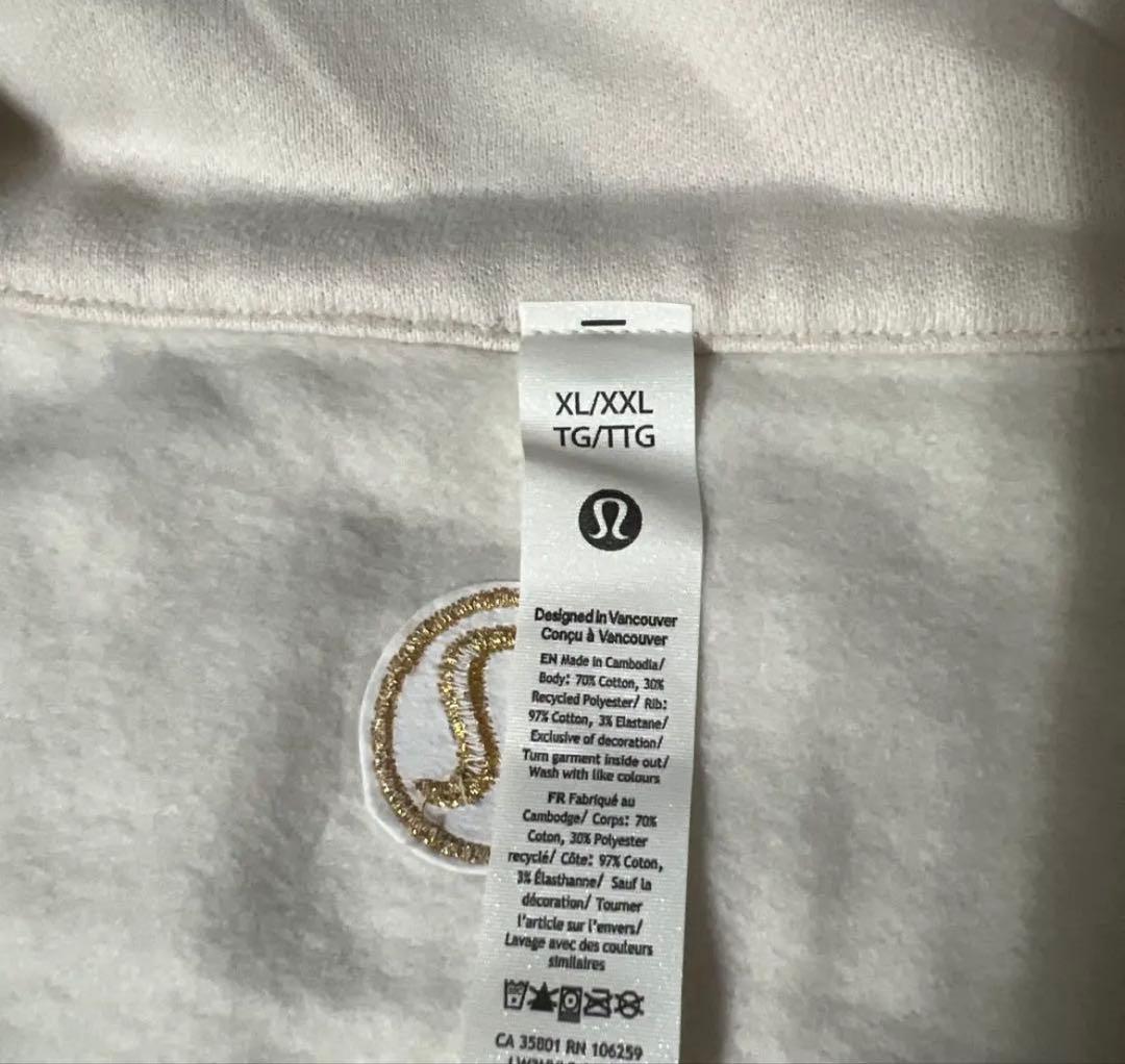 ルルレモン激レアscubaゴールド　オーバーサイズLululemon