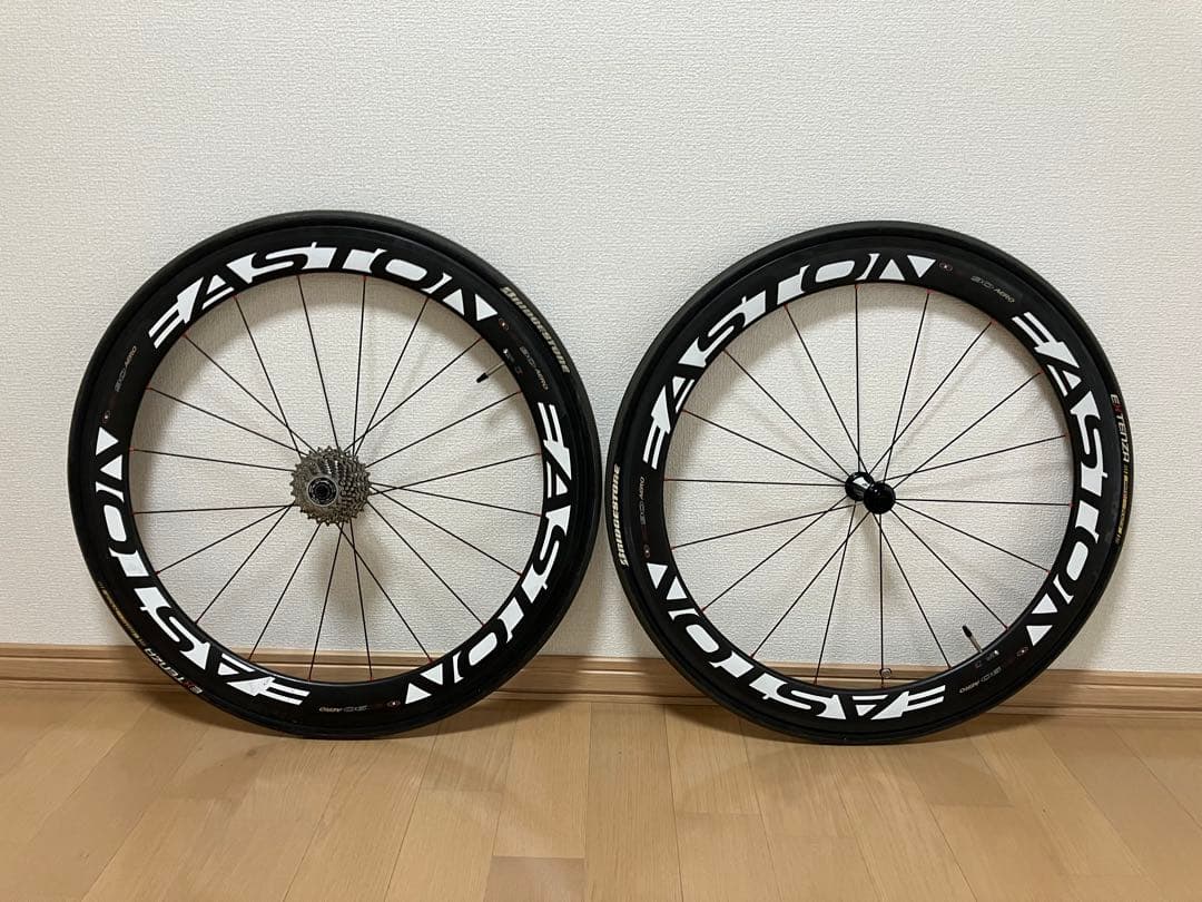 EASTON EC90 AERO カーボンクリンチャーホイール 前後セット