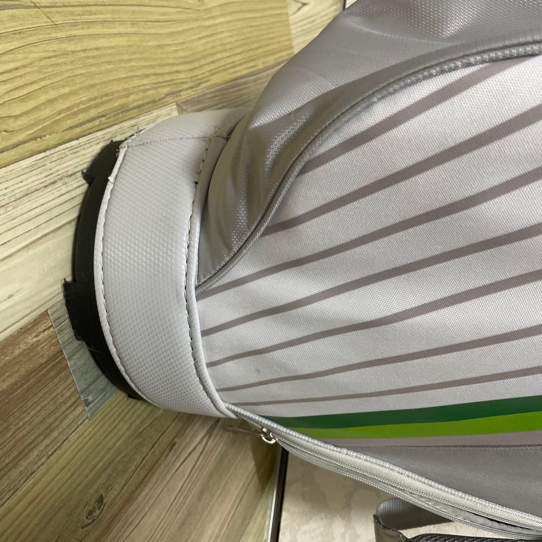TaylorMade キャディバッグ グレー/グリーン　ゴルフバッグ