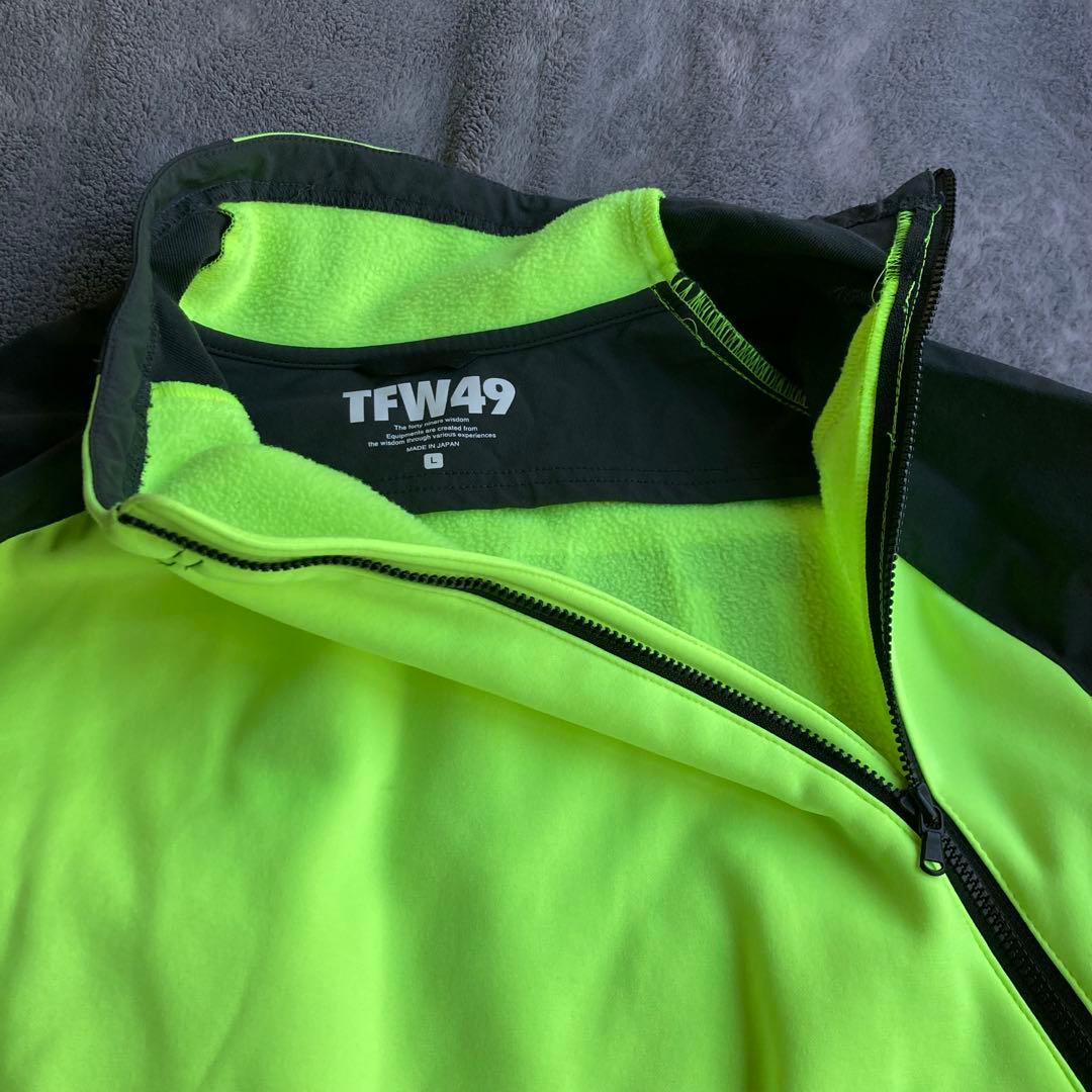 TFW49 プルオーバー　蛍光イエロー　ゴルフ　Lサイズ