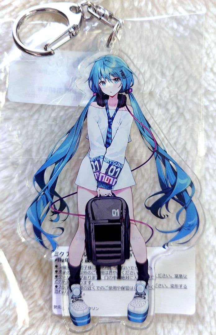 初音ミク アクリルキーホルダー Art by Ninomae ina'nis