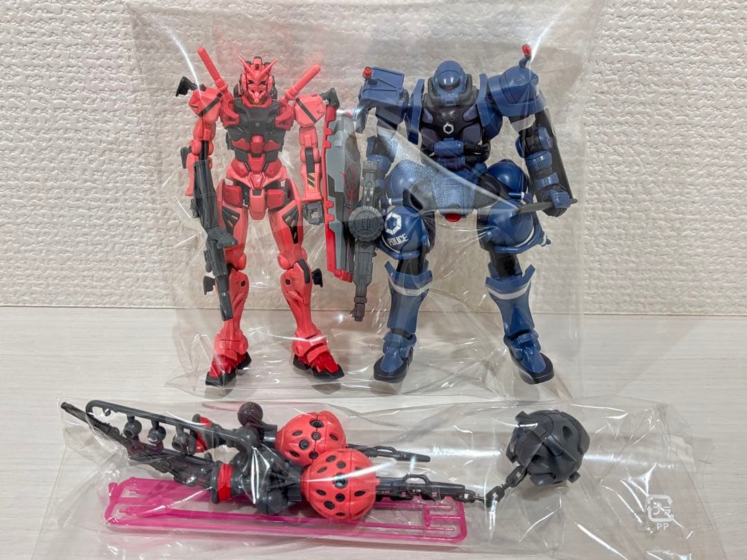 ⑥大量ジャンクプラモデル ガンプラ・HG 赤いガンダム 軍警ザク・Zガンダム 他