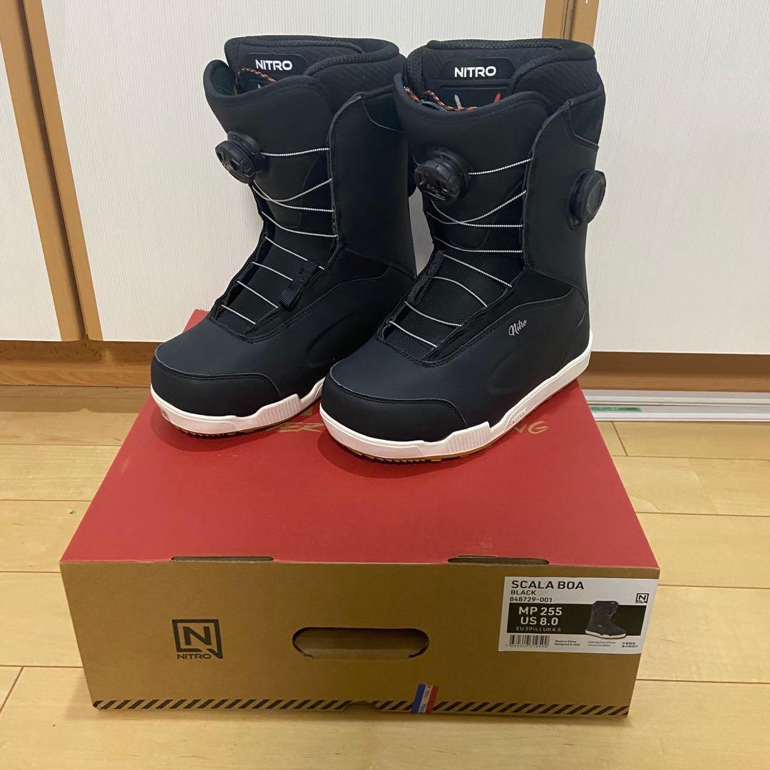 未使用　NITRO SCALA BOA ブラック US 8.0 25.5cm