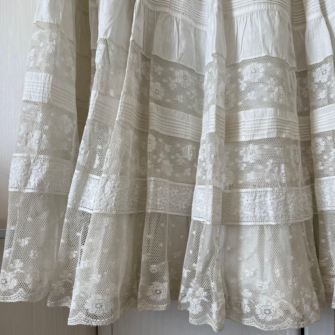 アンティーク　ペチコート　スカート