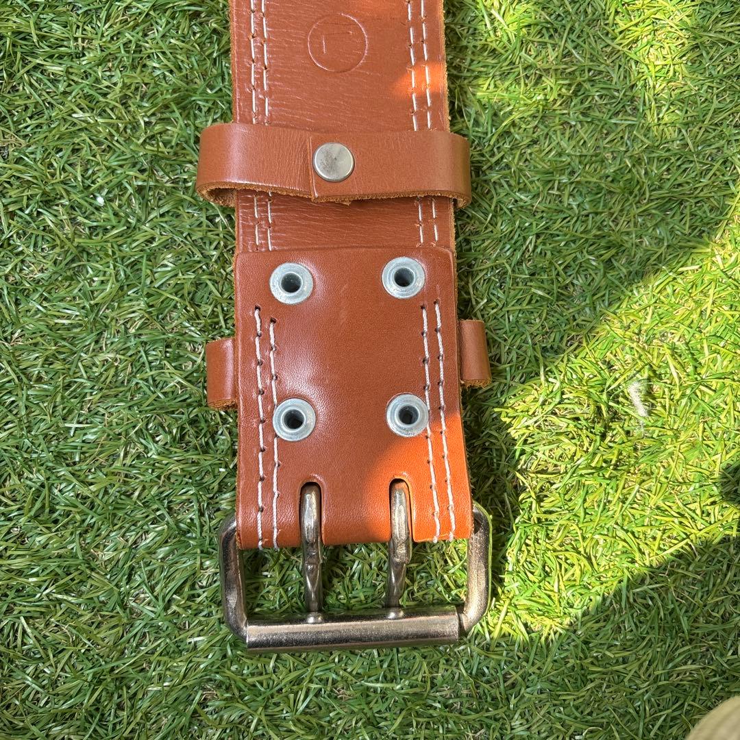 【美品】GOLD'S GYM トレーニングパワーベルトL