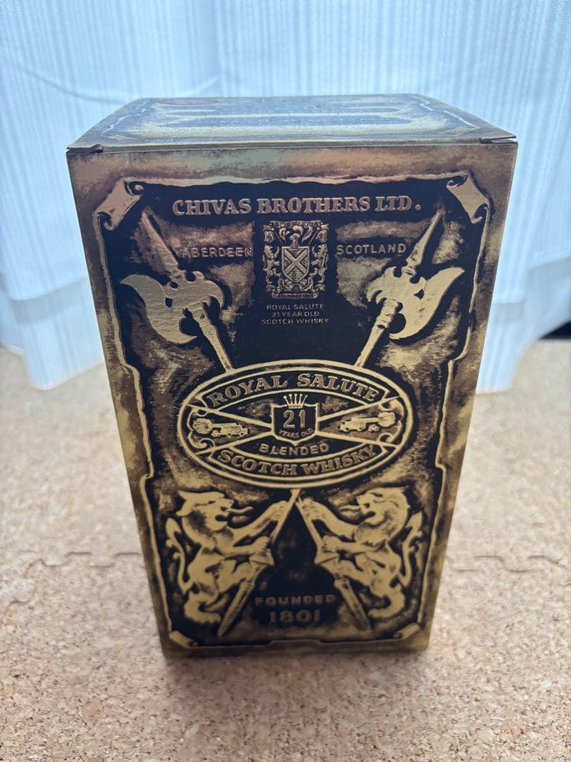 【古酒】ロイヤルサルート 21年 スコッチウイスキー　赤　最終値下げ