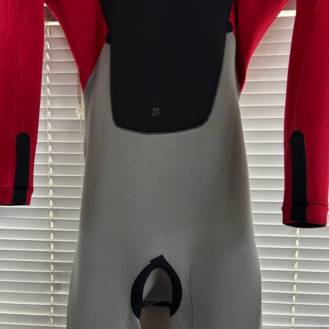 【良品】クイックシルバー　メンズウエットスーツ　ジャーフル　バックジップ　M