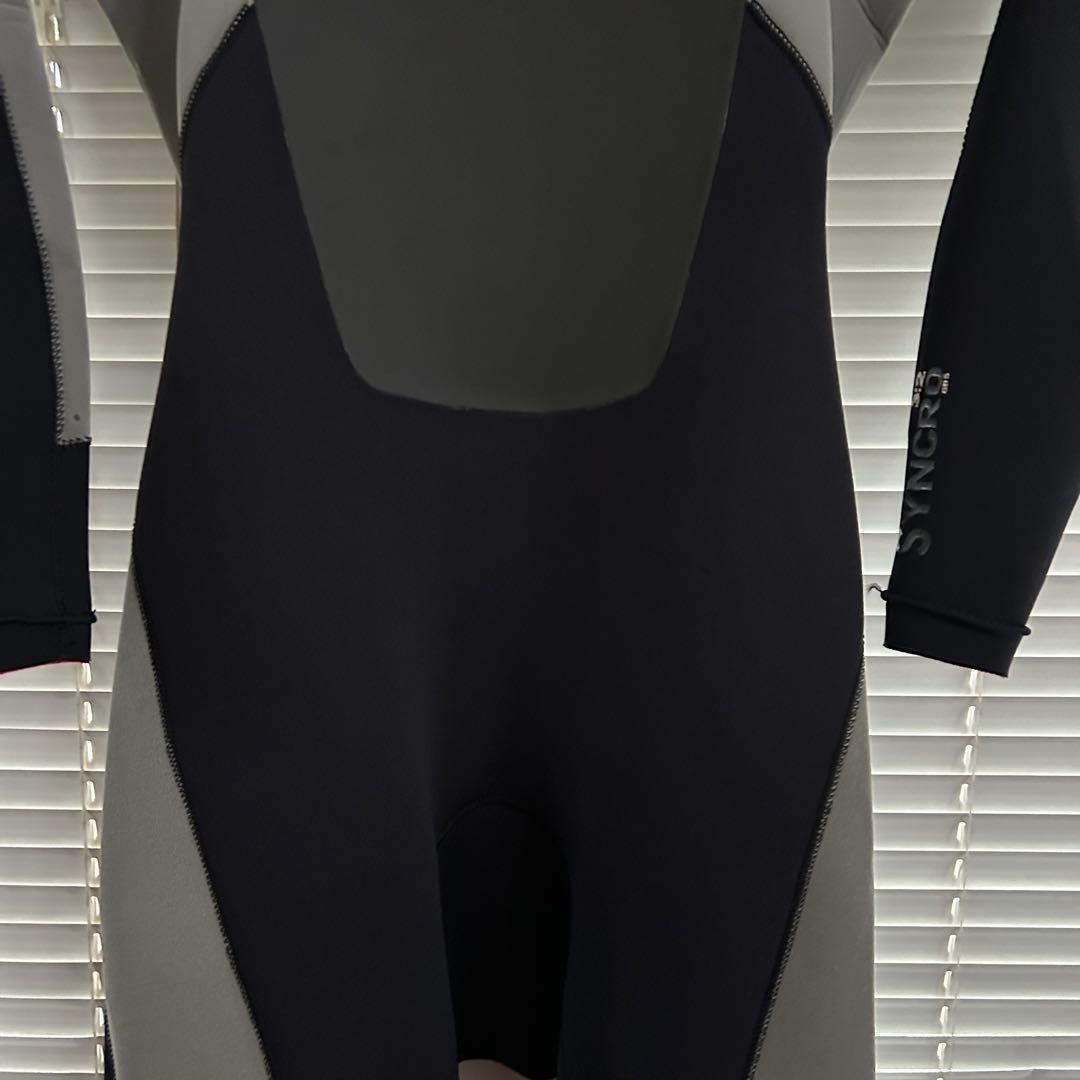 【良品】クイックシルバー　メンズウエットスーツ　ジャーフル　バックジップ　M