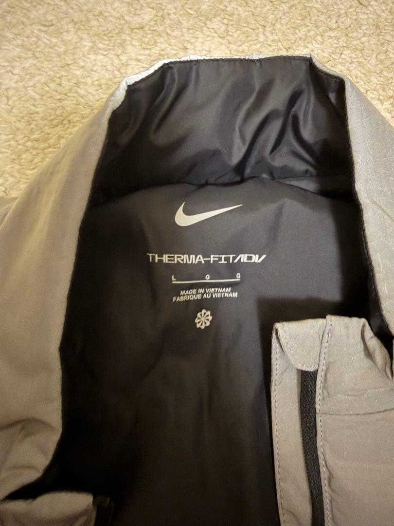 Nike Therma-fit Adv Repel ダウンランニングベストグレー