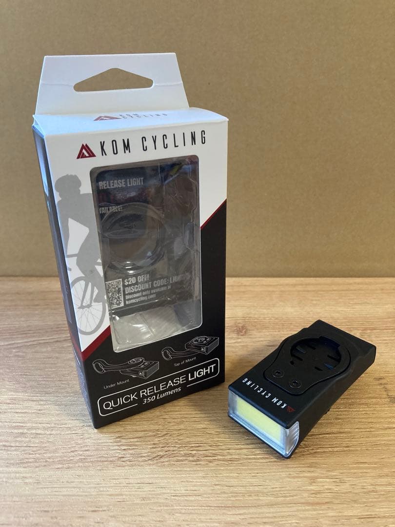 アクセサリー KOM Cycling Quick Release Light 350