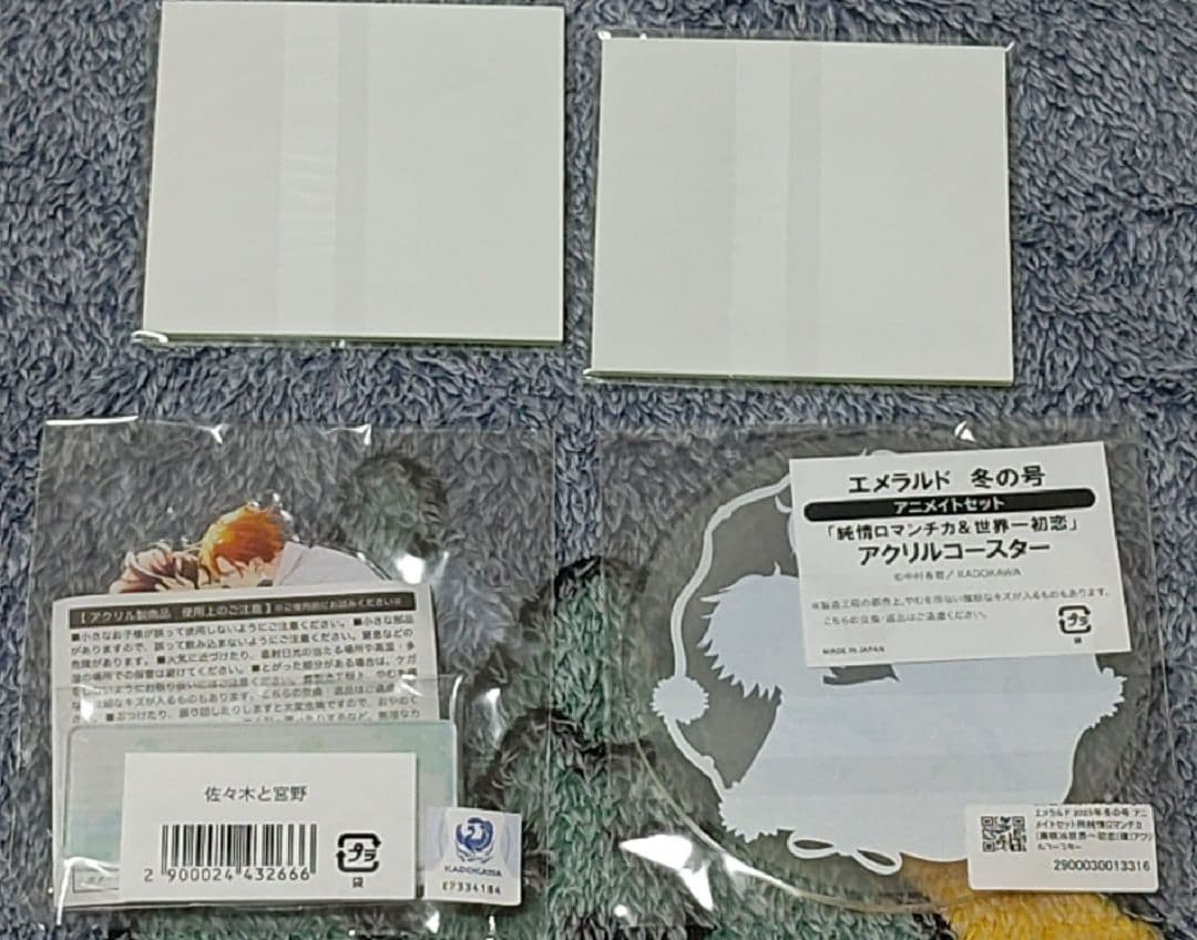 たまらないのは恋なのか　佐々木と宮野　世界一初恋　リキューレ小冊子
