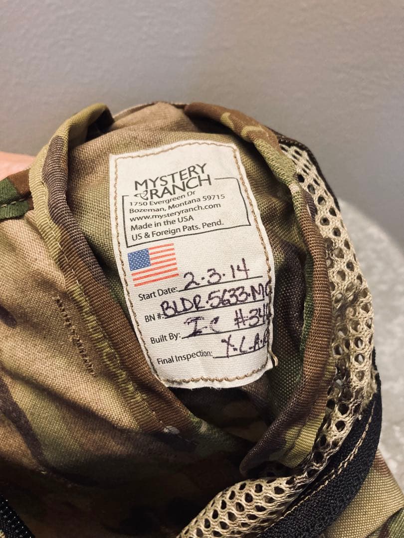MYSTERY RANCH ラジオポーチ　マルチカム　官給品