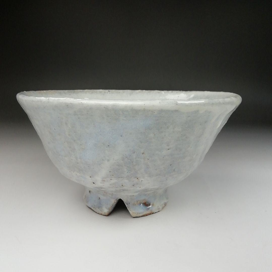 Ｔ５５　茶碗　『粉引茶碗』『斎藤乾一作』　共箱　抹茶碗　茶道具