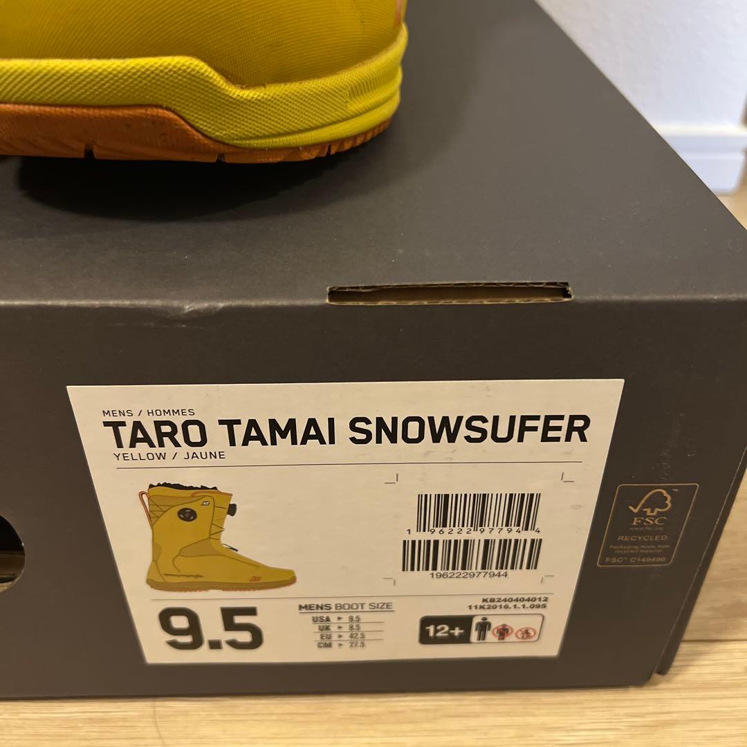 K2 24-25 TTブーツTaro Tamai surfer 27.5