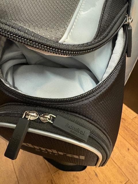 アドミラル ADMG5AC9 キャディバッグ ブラック/シルバー 新品