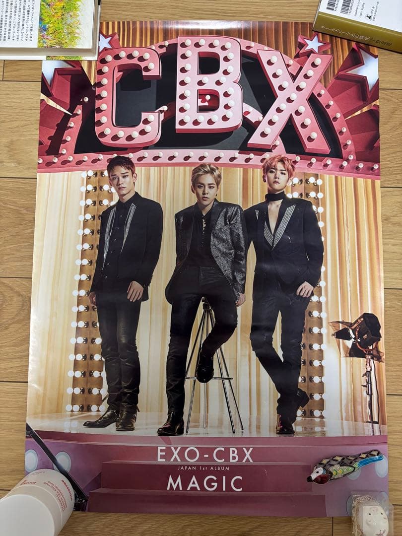 EXO チェン グッズ CD まとめ売り Chen ポスター　うちわ トレカ