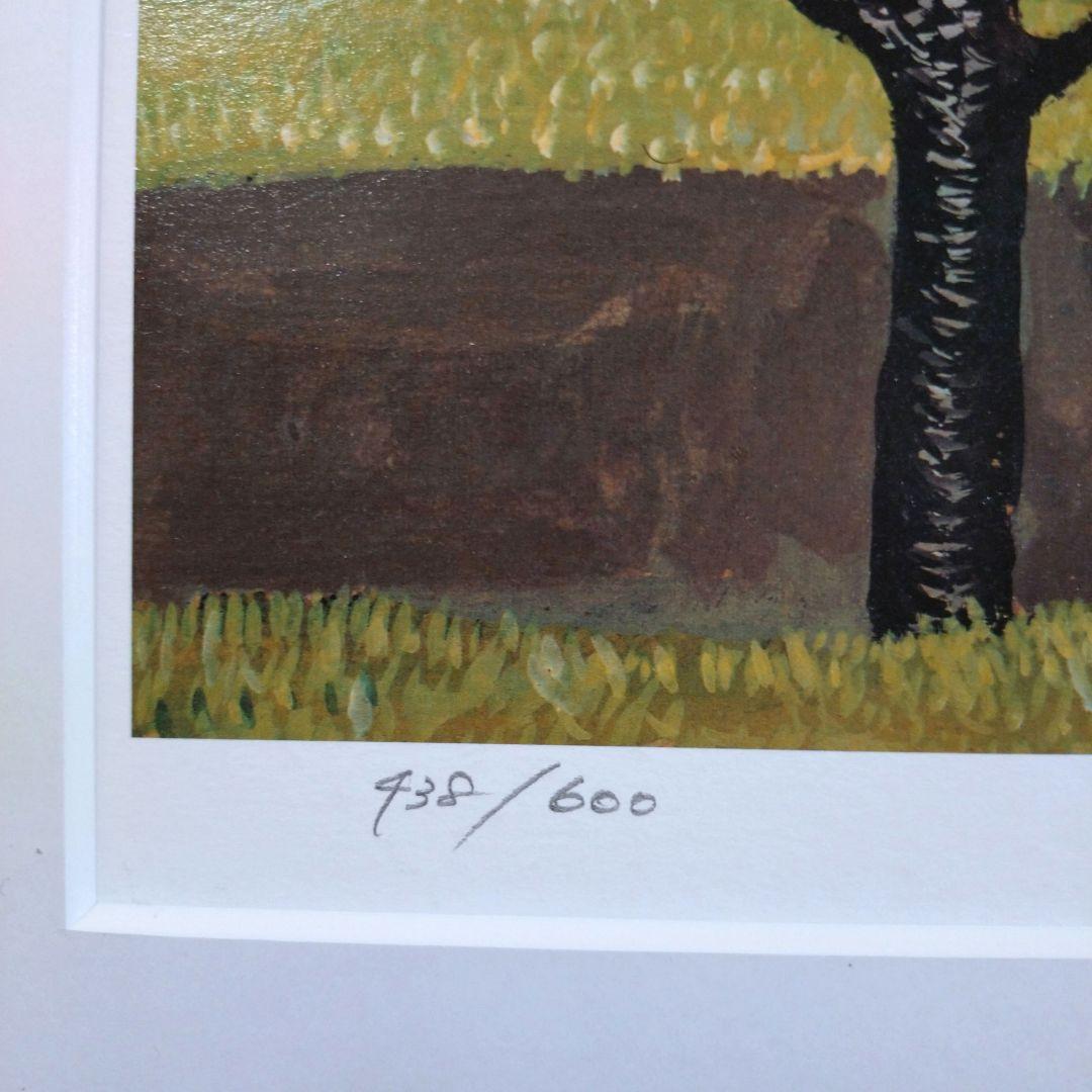 昭和レトロ 谷内六郎 版画 額装品 ダイヤモンドスクリーニング 限定品 癒し系