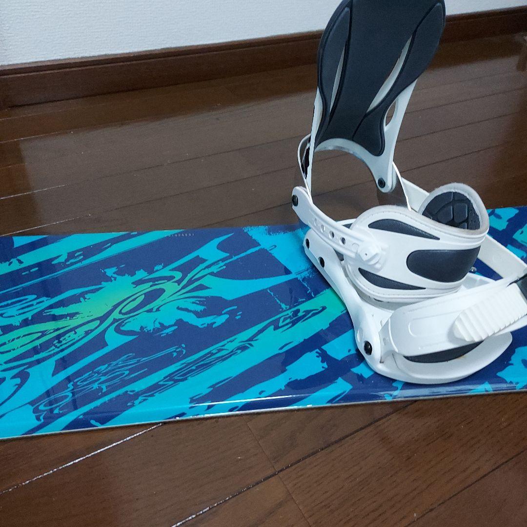 AIRWALK スノーボード 青と緑のデザイン155cm