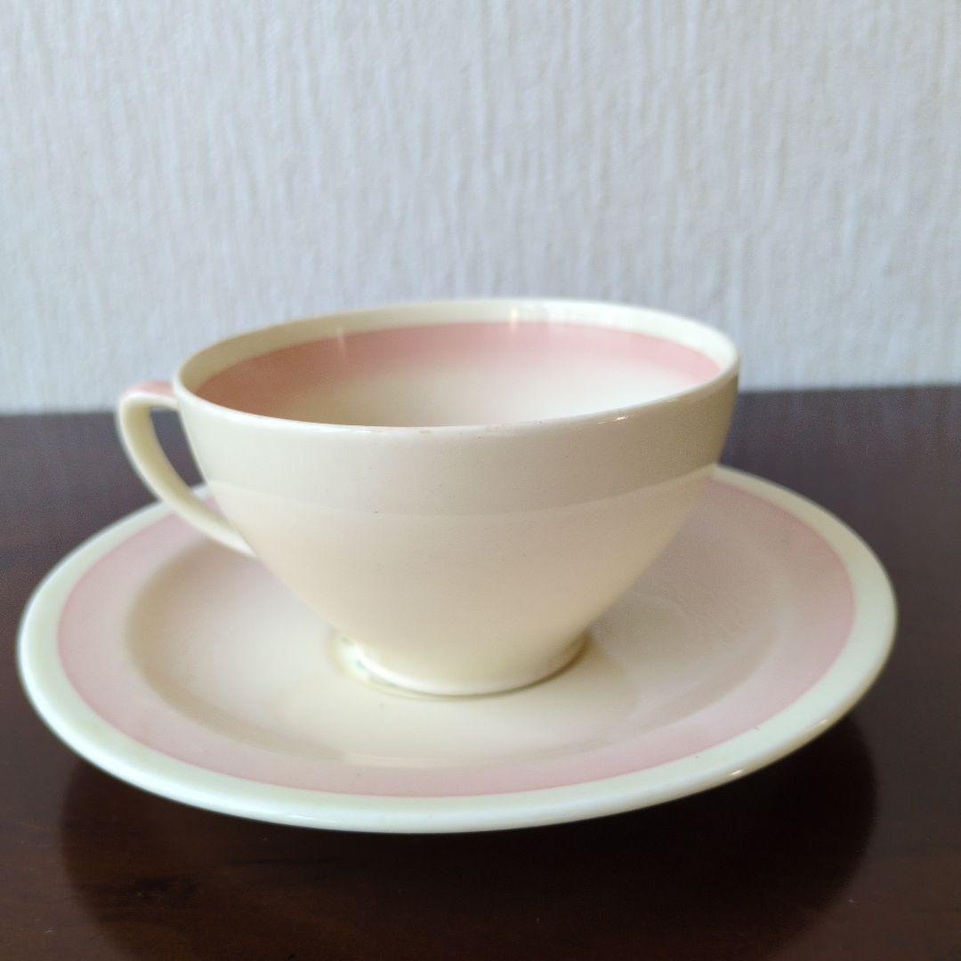 スージークーパー＊ドレスデン＊カップ＆ソーサーとプレート＊ピンク＊トリオ