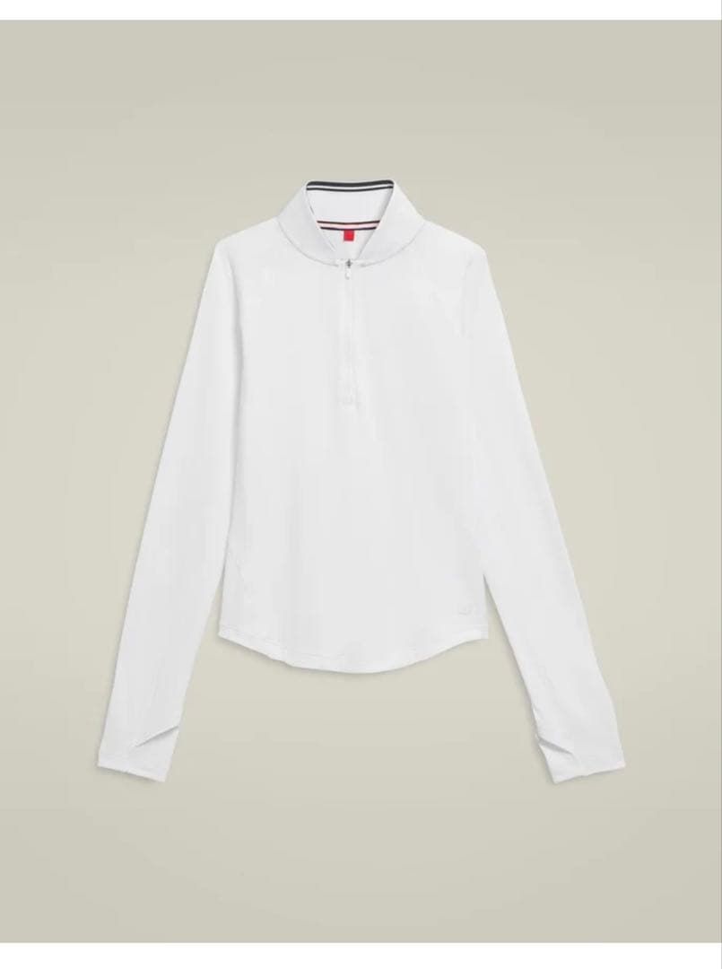 ウィルソン　オールデイハーフジップ　ホワイト