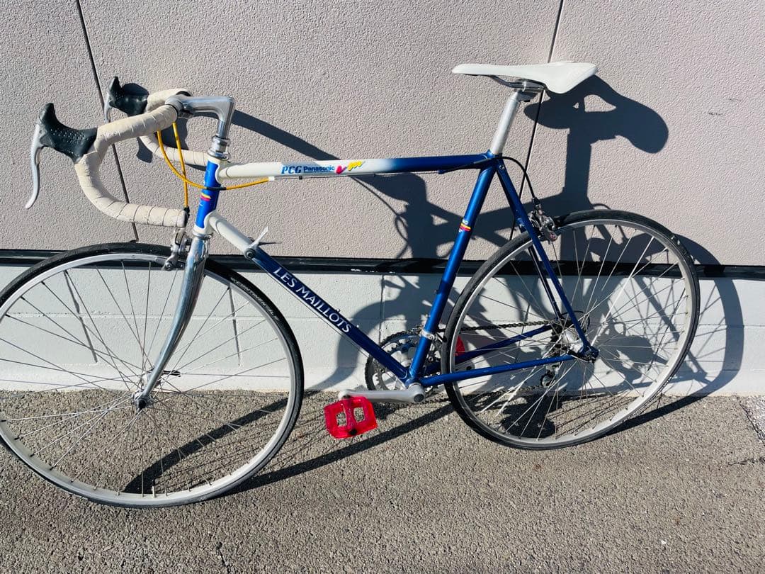 青いロードバイク Shimano 105