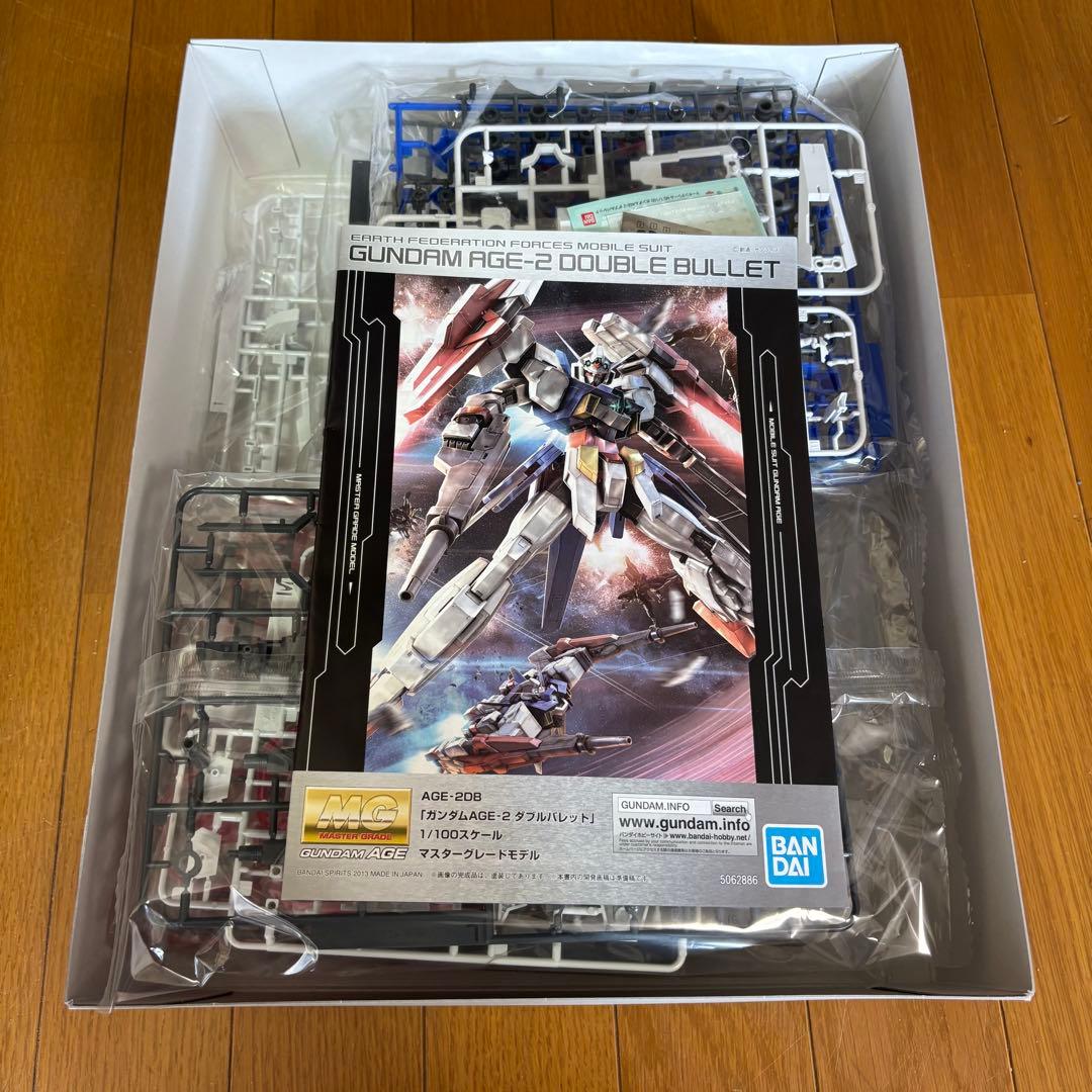 激レア バンダイ ガンダムMG ガンプラAGE-2 ダブルバレット 未組立 新品
