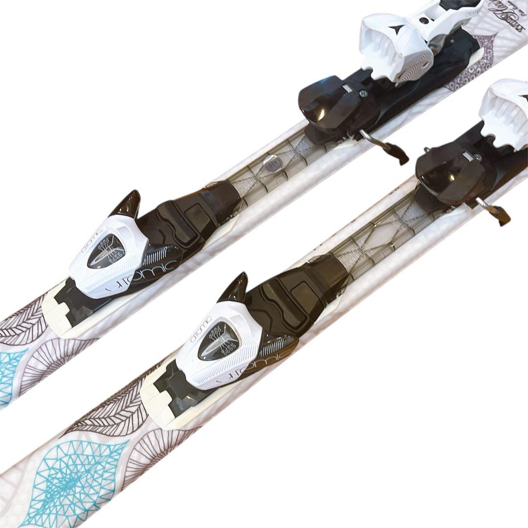 Atomic アトミック スキー板 レディース ホワイト　ソフトケース付き